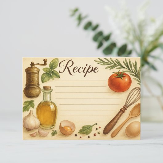 Whisky in der Rezept-Karte der Toskana (Stehend Vorderseite)