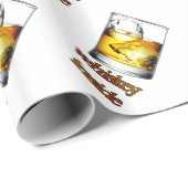 Whisky-Innere als eingewickelte Papiere Geschenkpapier (Rolleneckpunkt)