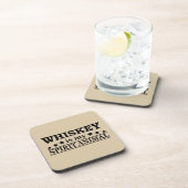 Whisky ist mein Geiststier Getränkeuntersetzer (Rechte Seite)