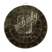 Whisky ist meine Religion! Dartscheibe (vorne)