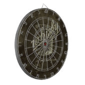 Whisky ist meine Religion! Dartscheibe (Vorderseite Links)