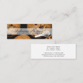 Whisky | Koch | Cookies Mini Visitenkarte (Vorne/Hinten)