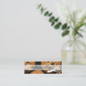 Whisky | Koch | Cookies Mini Visitenkarte (Stehend Vorderseite)