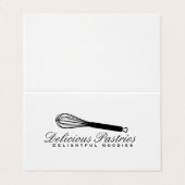 Whisky-Koch Visitenkarten (Außenseite Aufgefaltet)