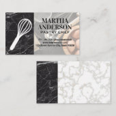 Whisky-Logo | Backzutaten und -werkzeuge Visitenkarte (Vorne/Hinten)