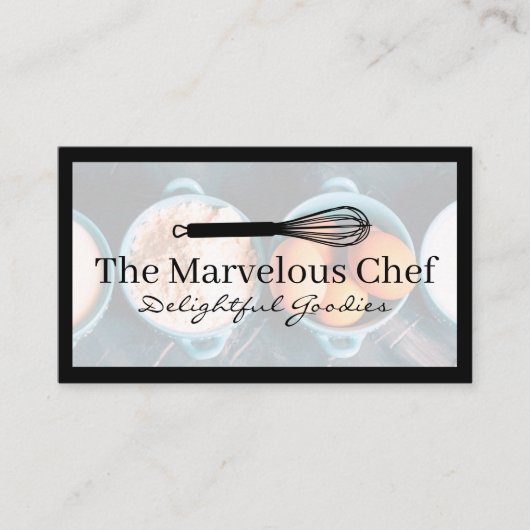 Whisky-Logo | Backzutaten Visitenkarte (Vorderseite)