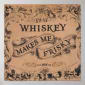 Whisky macht mich frisch poster (Vorne)