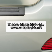 Whisky macht mich Frisky Autoaufkleber (Auf Auto)