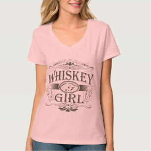 Whisky-Mädchen-Schnalle T-Shirt