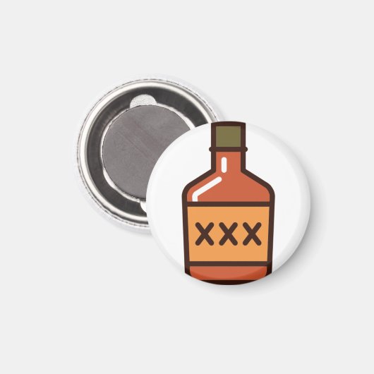 Whisky Magnet (Vorderseite/Rückseite)