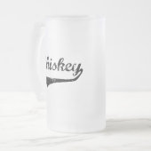 Whisky Mattglas Bierglas (Vorderseite Links)