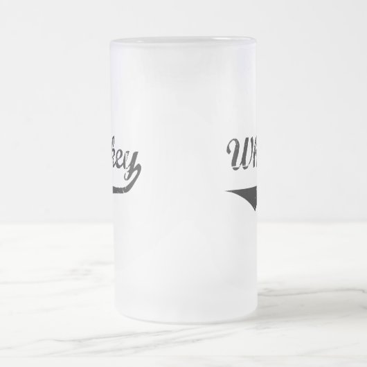 Whisky Mattglas Bierglas (Mittel)