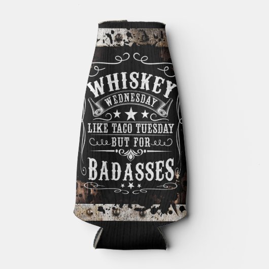 Whisky Mittwoch Flaschenkühler (Vorderseite)