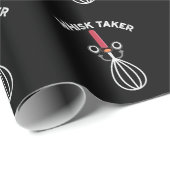 Whisky nehmen lustige Backpuppe Dark BG Geschenkpapier (Rolleneckpunkt)