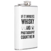 Whisky & Photography - Funny Hobby Design Flachmann (Rechts)