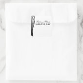 Whisky Quadratischer Aufkleber (Tasche)