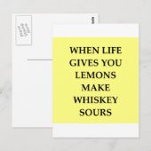 Whisky-Quelle Postkarte (Vorne/Hinten)