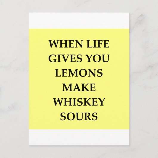 Whisky-Quelle Postkarte (Vorderseite)