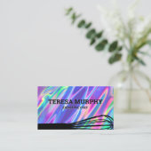 Whisky | Rainbow Liquid Visitenkarte (Stehend Vorderseite)