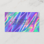 Whisky | Rainbow Liquid Visitenkarte (Rückseite)