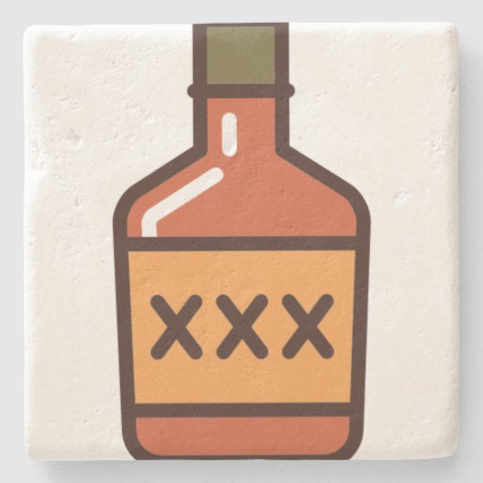 Whisky Steinuntersetzer (Vorderseite)