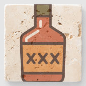 Whisky Steinuntersetzer (Vorderseite)