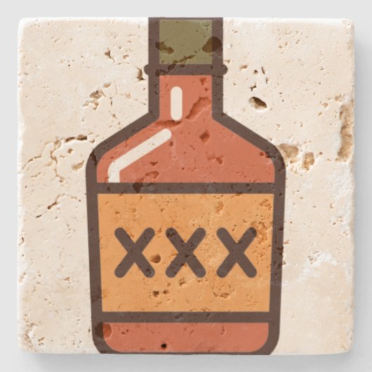 Whisky Steinuntersetzer (Vorderseite)