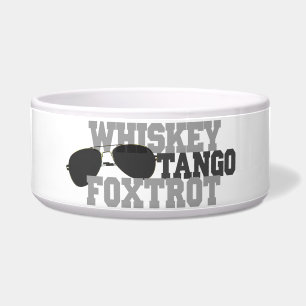Whisky-Tango Foxtrot - Luftfahrt-Gläser Napf