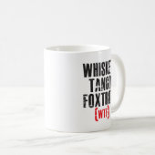 Whisky-Tango Foxtrot - WTF - Schwarzes Kaffeetasse (VorderseiteRechts)