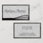 Whisky-Tool | Glitzer Hintergrund Visitenkarte (Vorne/Hinten)