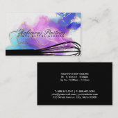 Whisky-Tool | Kulinarisch | Aquarellgoldfolie Visitenkarte (Vorne/Hinten)