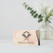 Whisky und Koch-Hutmesser Visitenkarte (Stehend Vorderseite)