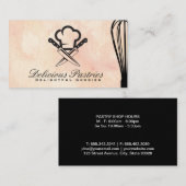 Whisky und Koch-Hutmesser Visitenkarte (Vorne/Hinten)