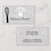 Whisky und Koch | Marmor Visitenkarte (Vorne/Hinten)