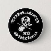 Whisky- und Stichlogoknopf Button (Vorderseite)