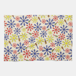 Whisky vor der größeren Frühstücks-Creme - wischt Geschirrtuch