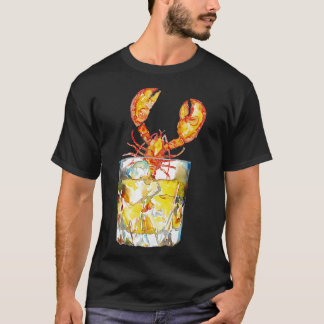Whisky-Wasserfarbe T-Shirt