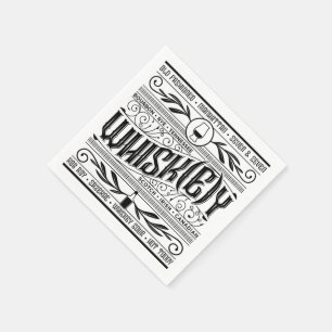 Whisky-/Whisky-Serviette Serviette