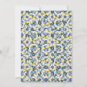 Whisky & Wine Mediterrane Dusche Einladung (Rückseite)