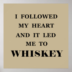 Whisky-Zitate Poster