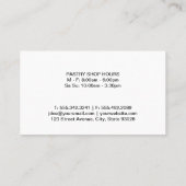 Whisky | ZUCKERGUSS | Kulinarisch Visitenkarte (Rückseite)