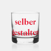 Whiskyglas selber gestalten (Vorderseite)