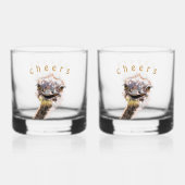 Whiskygläser mit lustigem Strauß - Prost Whiskyglas (Rückseite)