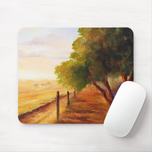 Whiskyhügel am Sonnenaufgang Mousepad (Mit Mouse)