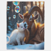 Whiskys und Hooves Fleecedecke (Vorderseite)