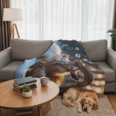 Whiskys und Hooves Fleecedecke