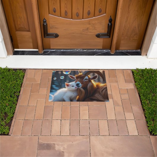 Whiskys und Hooves Fußmatte (Außenbereich)