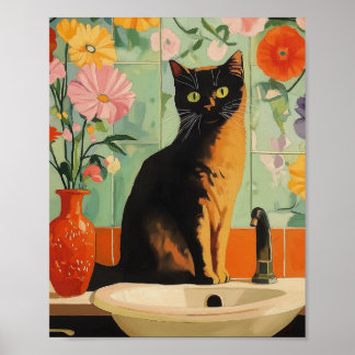 Whiskys und Wildblumen drucken | Niedliche Quirky- Poster