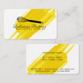 Whiskyvariation | Kulinarischer Meister | gebürste Visitenkarte (Vorne/Hinten)