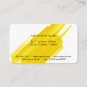 Whiskyvariation | Kulinarischer Meister | gebürste Visitenkarte (Rückseite)